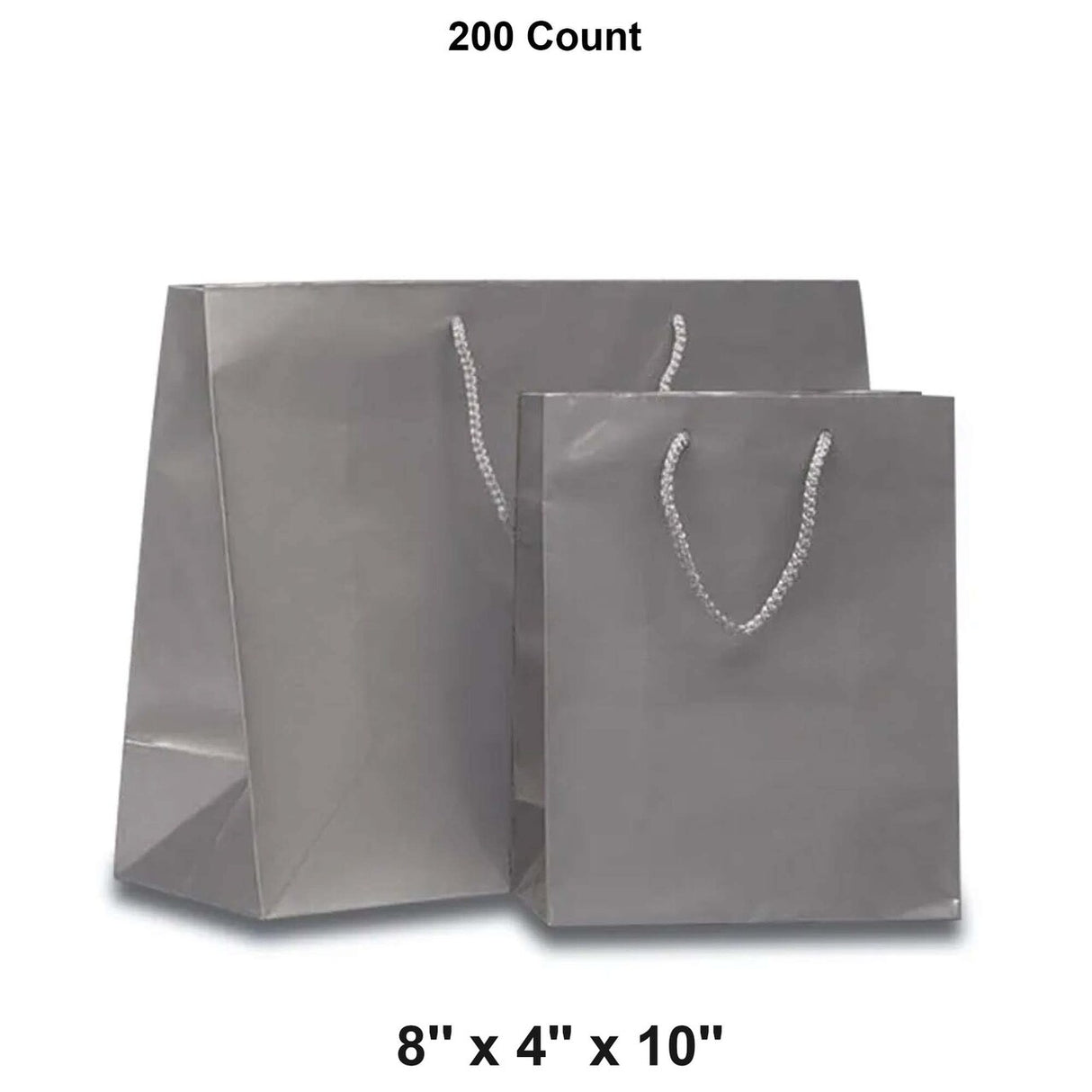 Perfect Party Favors with Glossy Euro Totes 8'' x 4'' x 10''