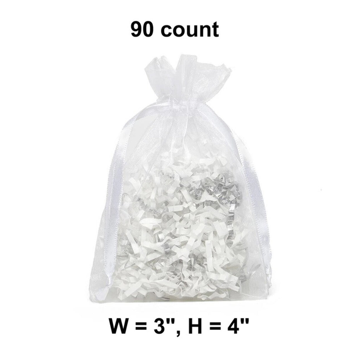 3" x 4" Organza Bag Perfect for Jewelry and Gifts