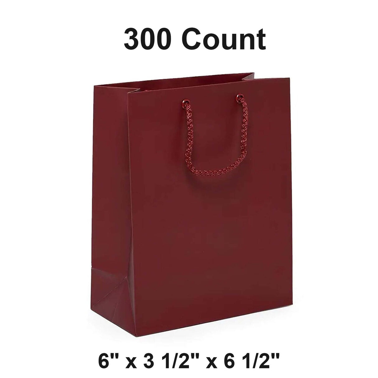Fashionable Matte Euro Tote 6" x 3 1/2" x 6 1/2"