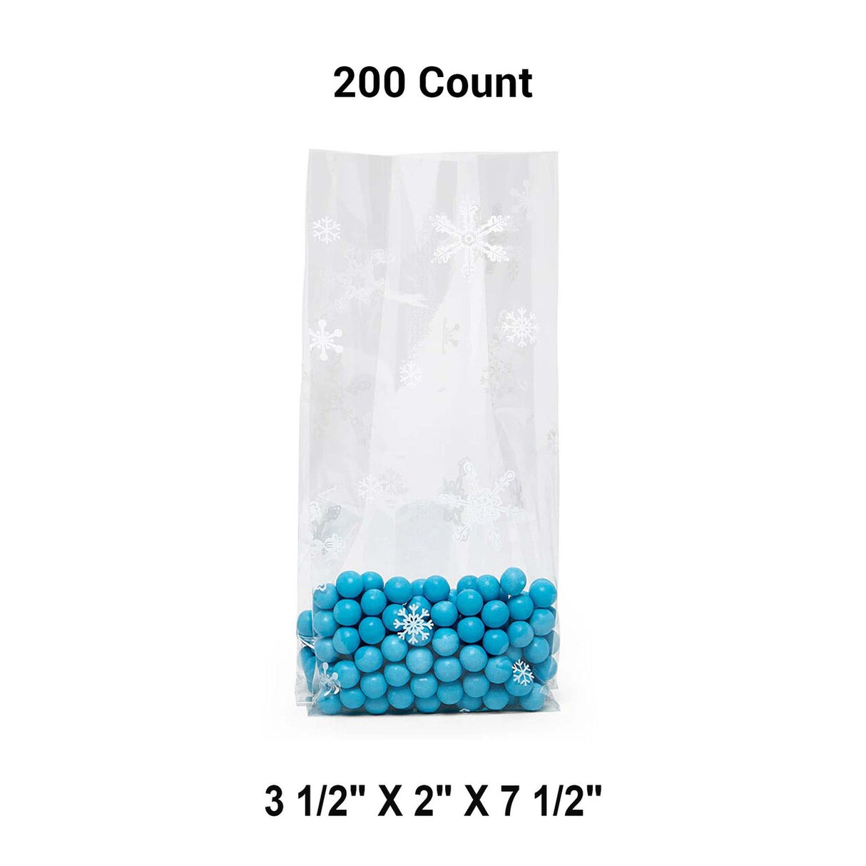 Christmas Gift Packaging Cello Bags 3.5” x 2” x 7.5”