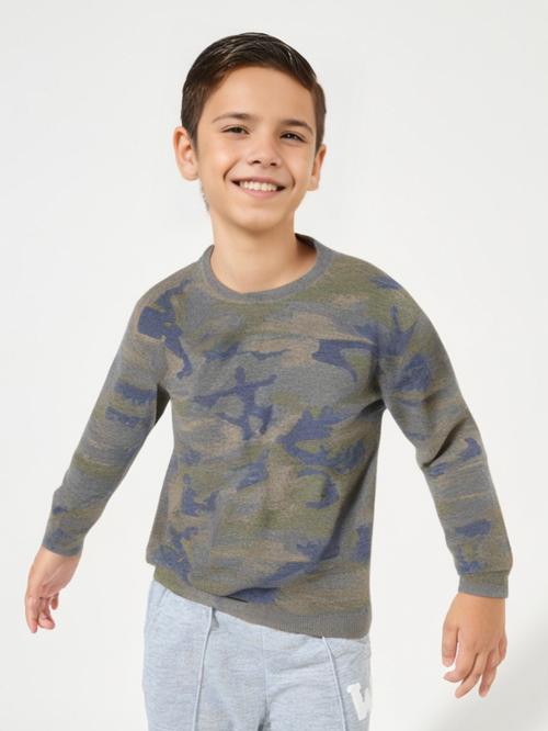 RADYAN® Toddler Crew Neck Long-Sleeve Fine Jersey T-Shirt