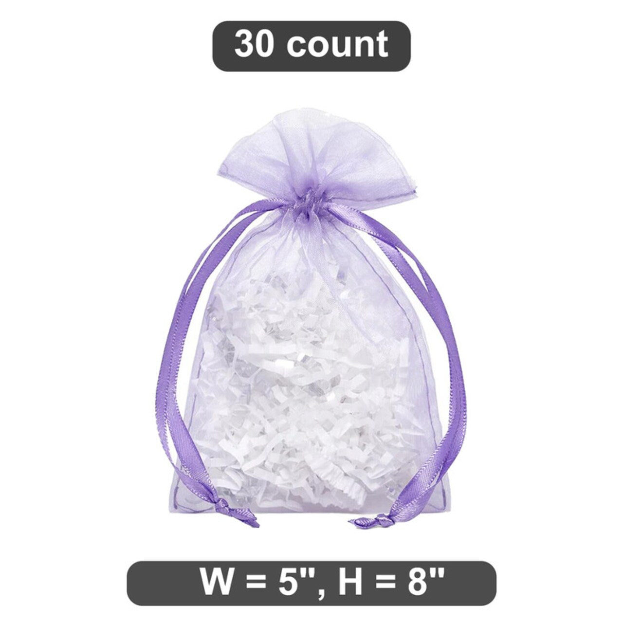 Sheer 5” x 8” Organza Bags – Perfect for Small Favors