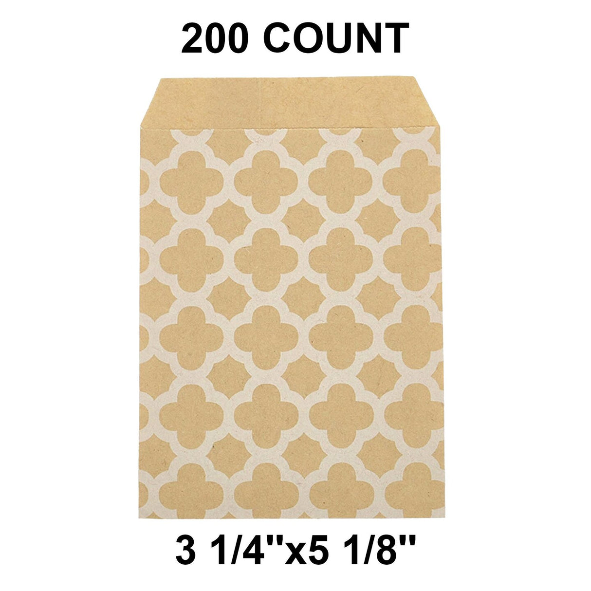 Economical White Paper Merchandise Bags 3 1/4" x 5 1/8"