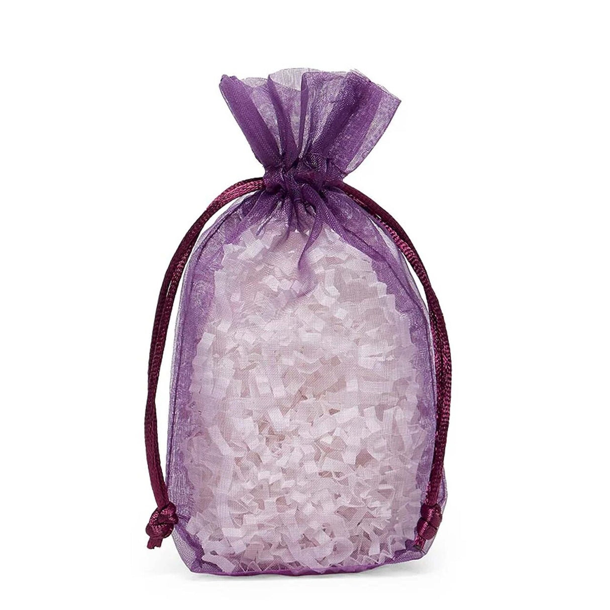 Flat Bottom Organza Bags 5 1/2''x11/2''x10 1/2'' for Craft Projects