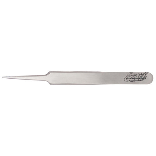 Excel Straight Fine-Point Tweezers, Polished