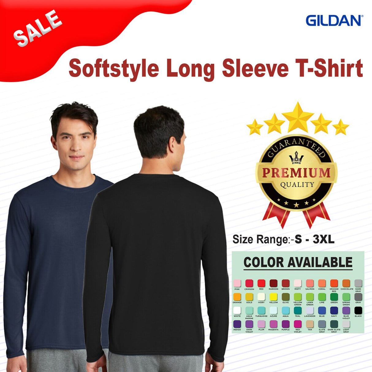 Gildan® Softstyle Long Sleeve T-Shirt