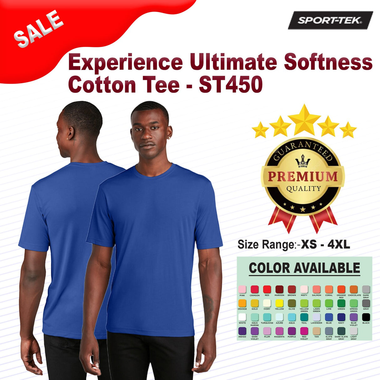 Sport-tek® - Experience Ultimate Softness Cotton Tee