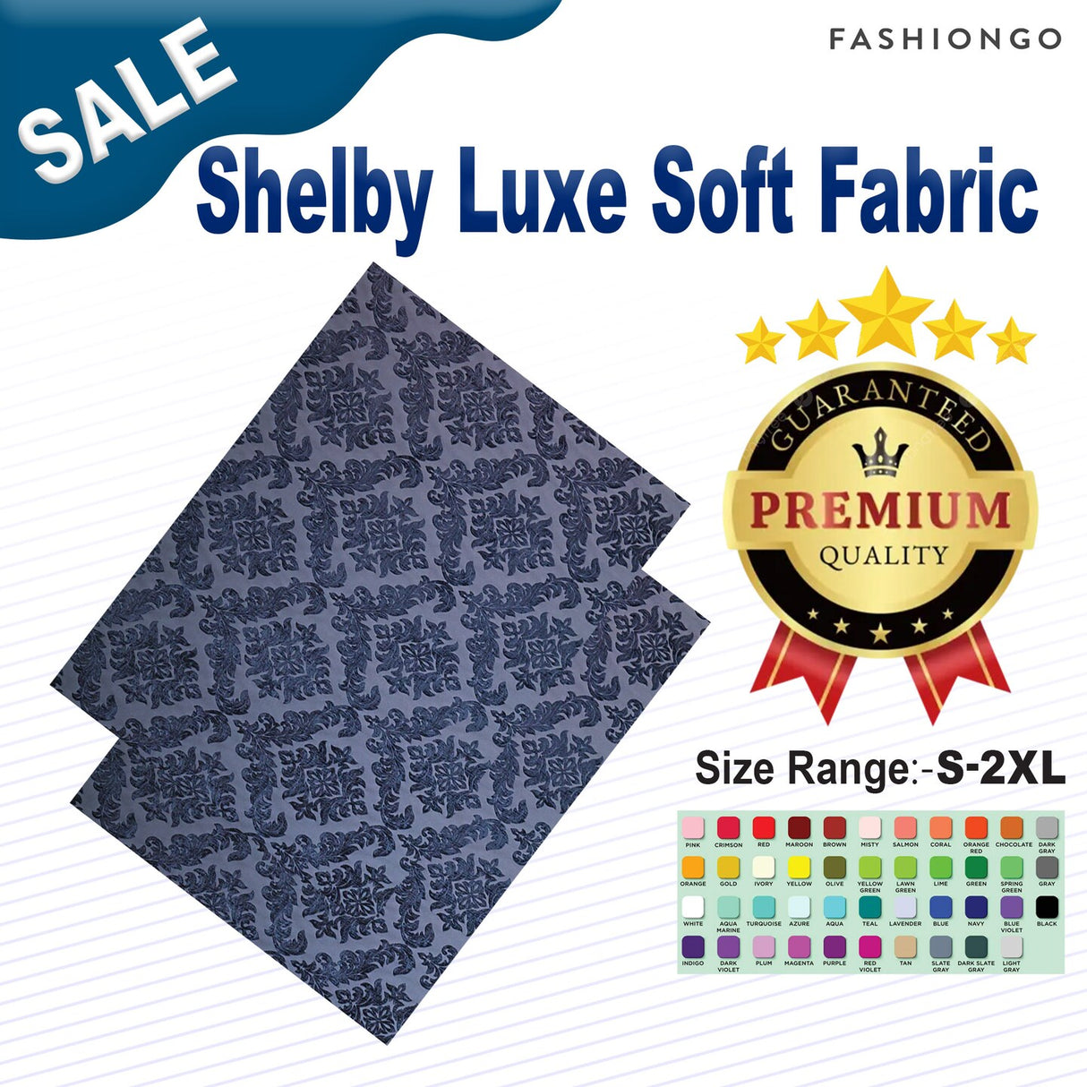 1 Yard Shelby Luxe Soft Fabric