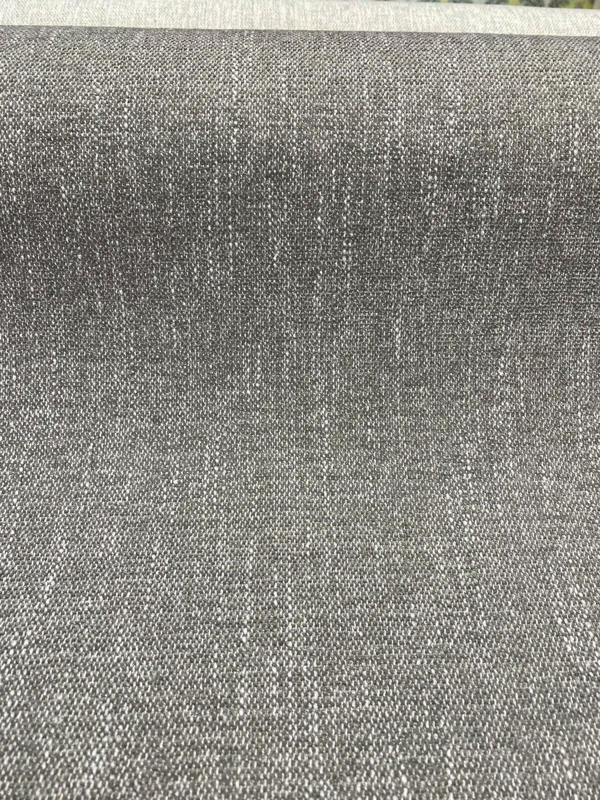 Avenger Gray Dolphin Tweed Soft Chenille Upholstery Fabric - Gray Tweed, 54" Width (1 Yard)