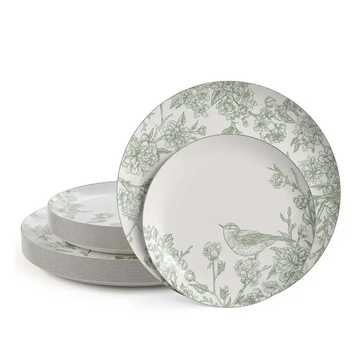 120 Count Earthtrends Yaffa Paper Plates for Party Catering Events Assorted Colors 8 Inch