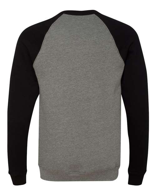 Unisex Sponge Fleece Raglan Crewneck Sweatshirt
