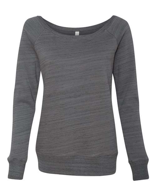 Women's Sponge Fleece Wide Neck Sweatshirt