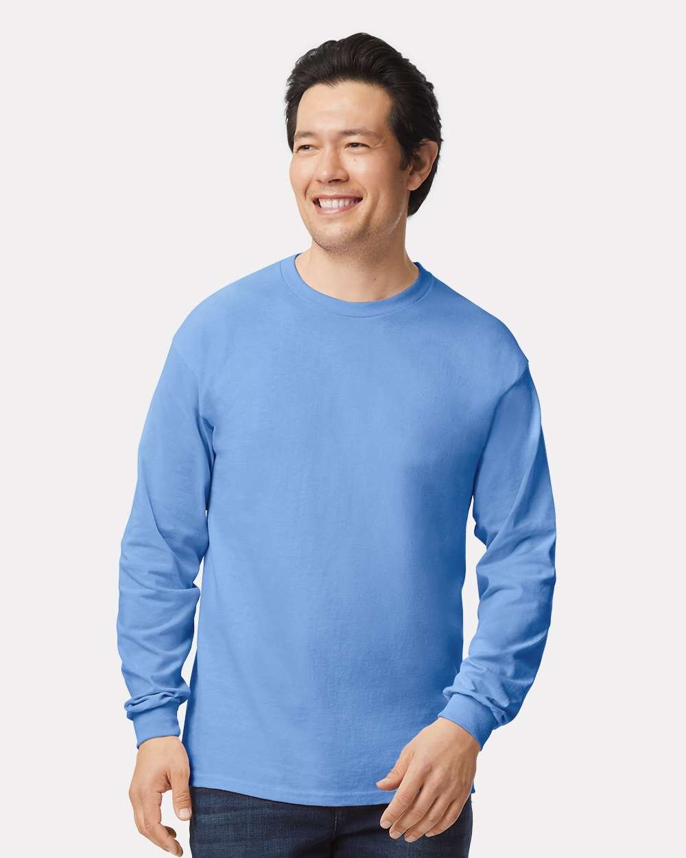 Gildan® Ultra Cotton Crewneck Long Sleeve T-Shirt Soft & Durable