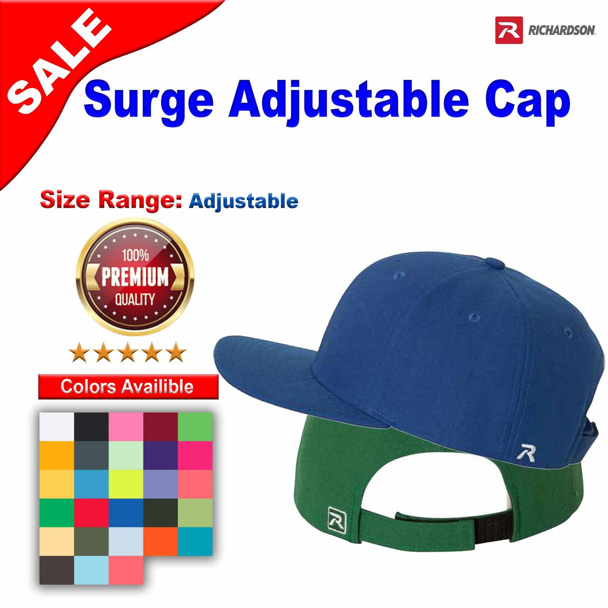 Richardson® Surge Adjustable Cap