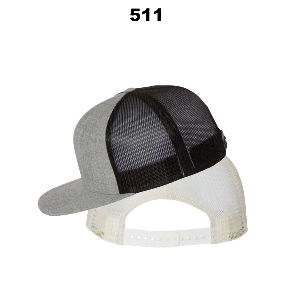 Richardson® Wool Blend Flat Bill Trucker Cap