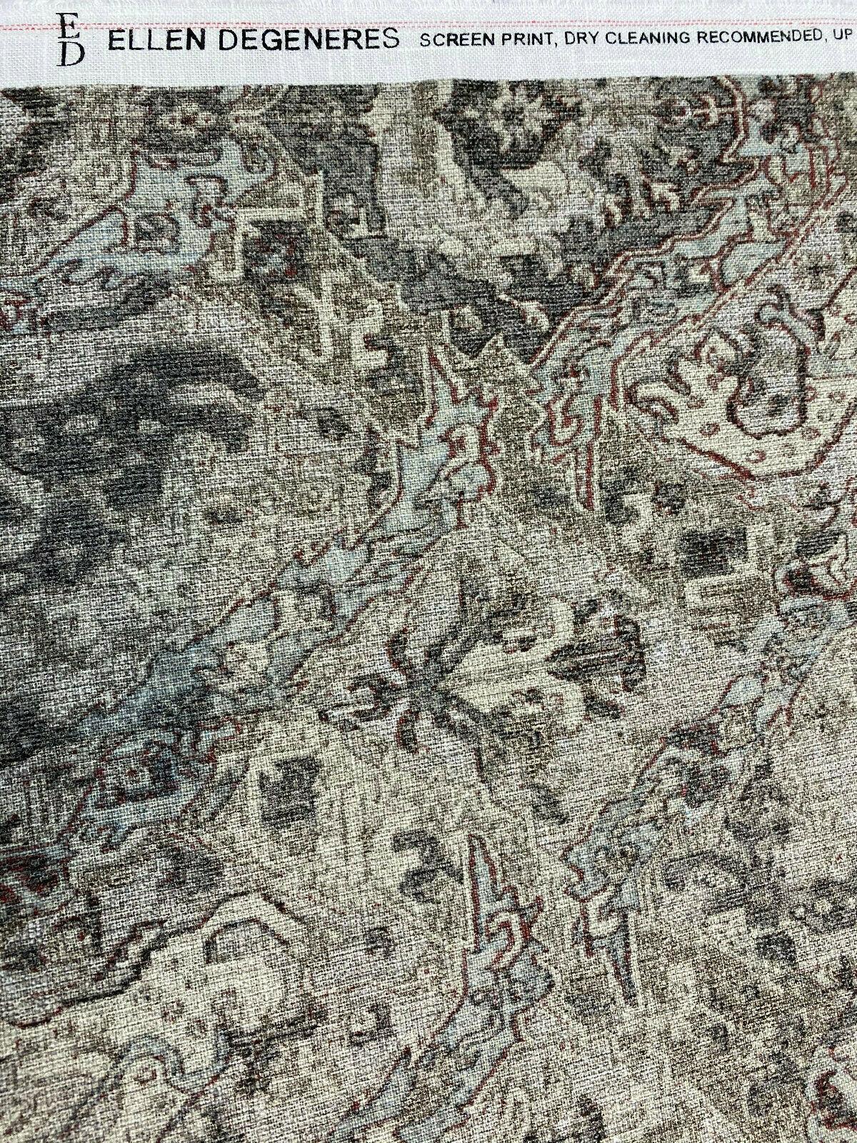 Beech Knoll Linen Rayon Fabric - Silver, Pale Blue Grey/Charcoal Grey/Pecan/Stone Grey, 54" Width (1 Yard)