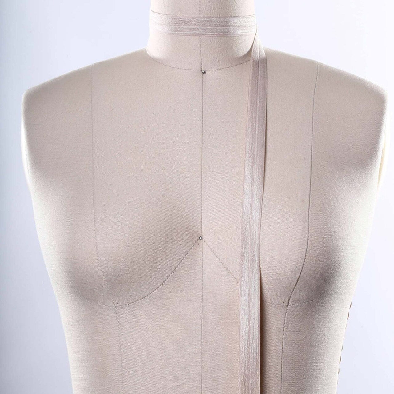 5/8" 3 Yards Beige Fold Over Elastic Trim Soft Sewing Craft Ribbon