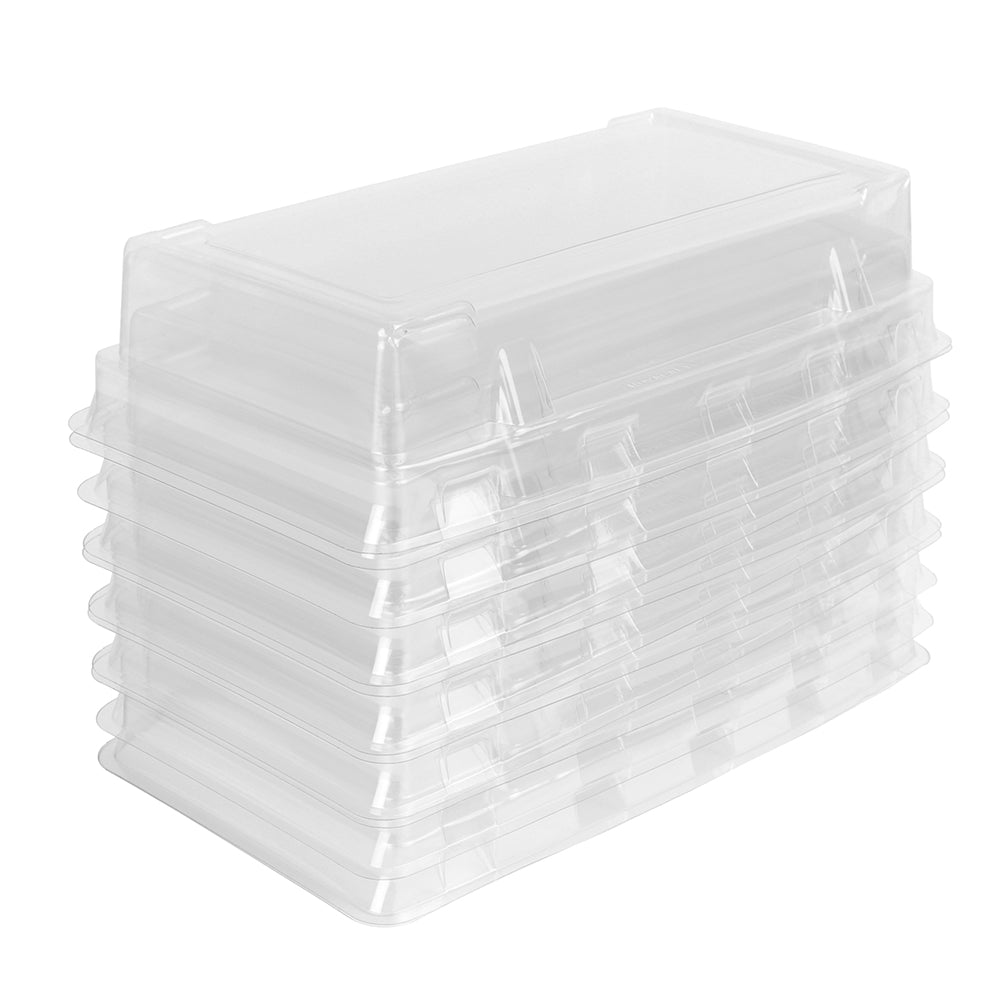 Novacart Dome Lid Only for PM178 and Optima 681622 Paper Loaf Molds, 8-7/16" x 4-3/8" x 2" High, Pack of 12