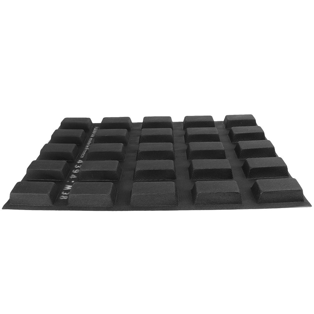 Demarle Flexipan Origine, Rectangular Cake 3.7 Oz (110 ml), 25 Cavities