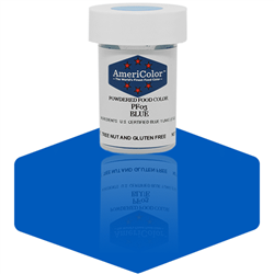 AmeriColor Blue Powdered Food Color - PF03 - 3 Grams