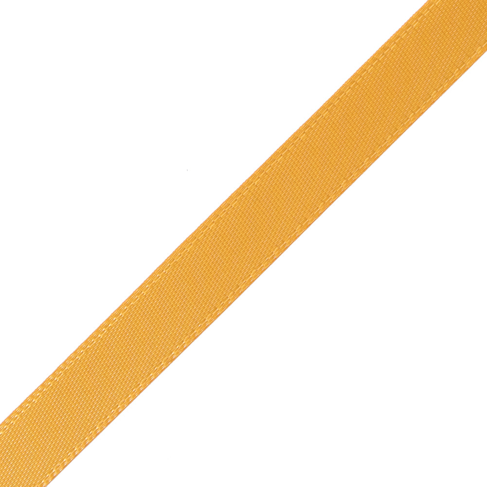 3/8" Yellow Gold Double Face Satin Ribbon