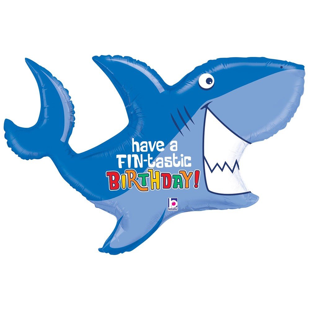Birthday Shark Foil Balloon