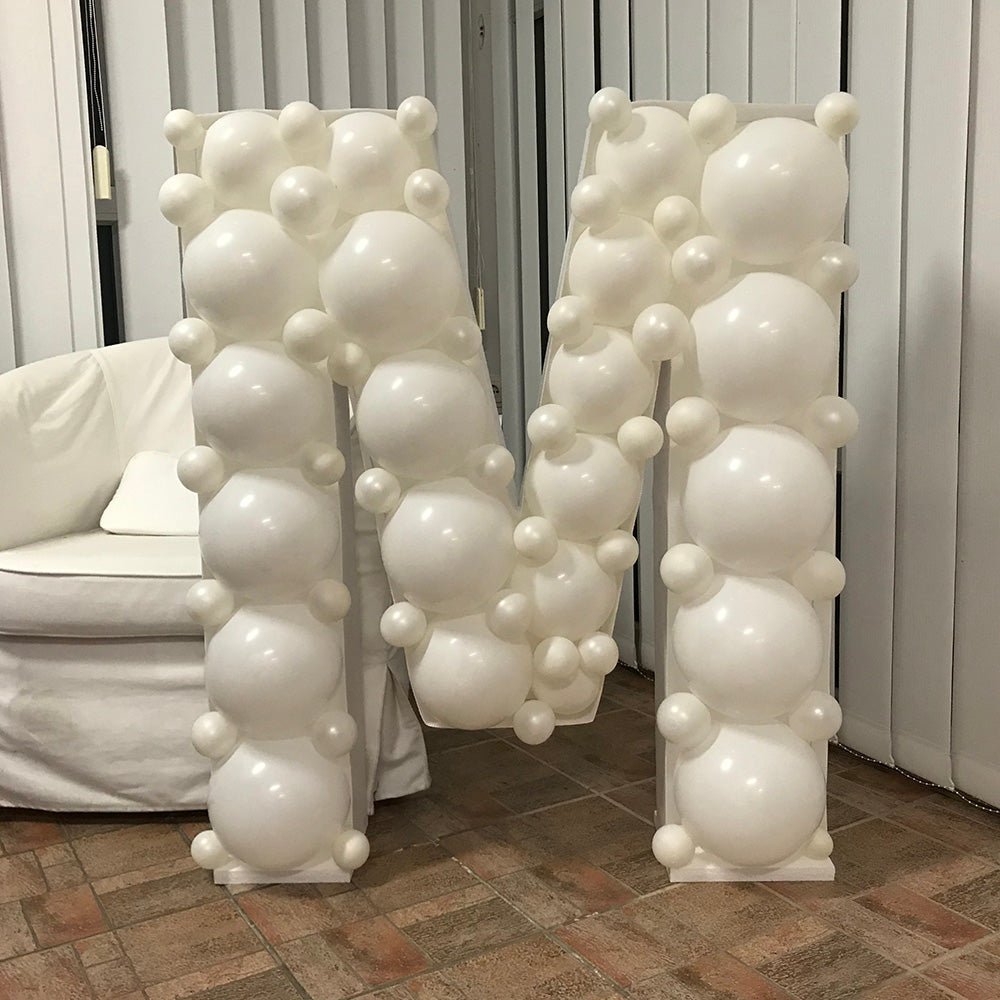 Balloon Letter M Mosaic Frame