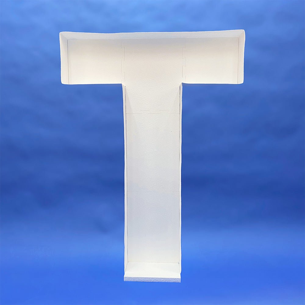 Balloon Letter T Mosaic Frame