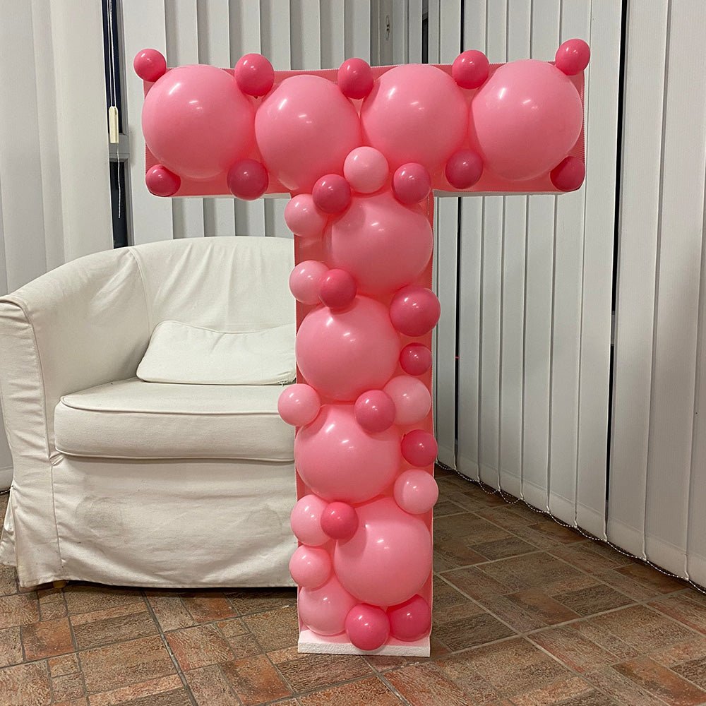 Balloon Letter T Mosaic Frame