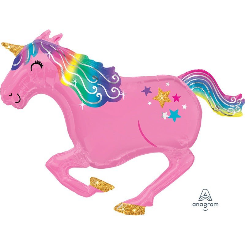 Pink Unicorn Foil Balloon 39 Inch