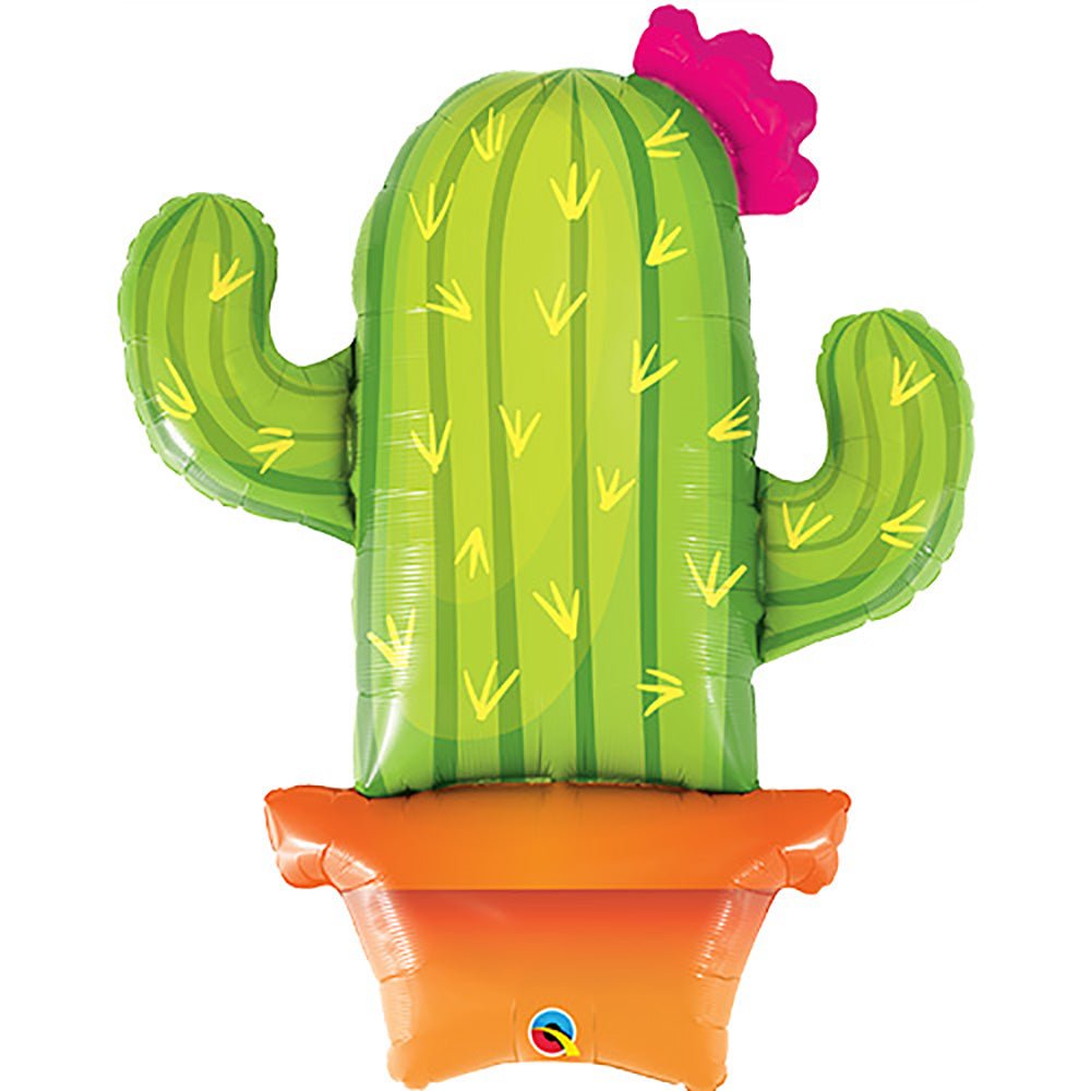 Foil Balloon Potted Cactus 39 Inch