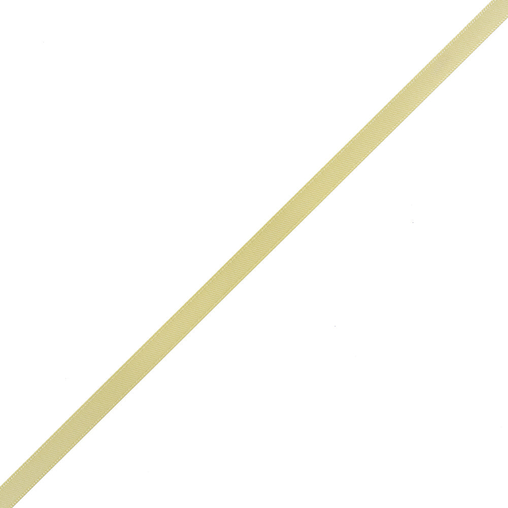 3/8" Maize Double Face Satin Ribbon