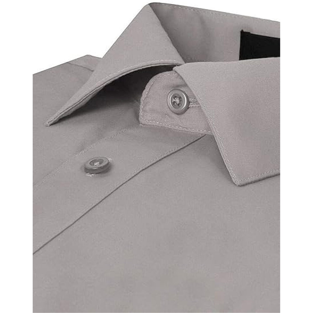 Light Grey Long Sleeve Polo Shirt