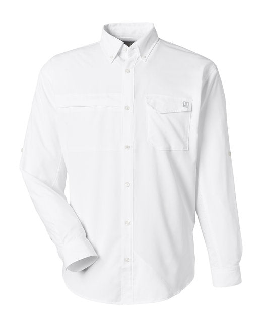 HUK® Men's Tide Point Long Sleeve Shirt