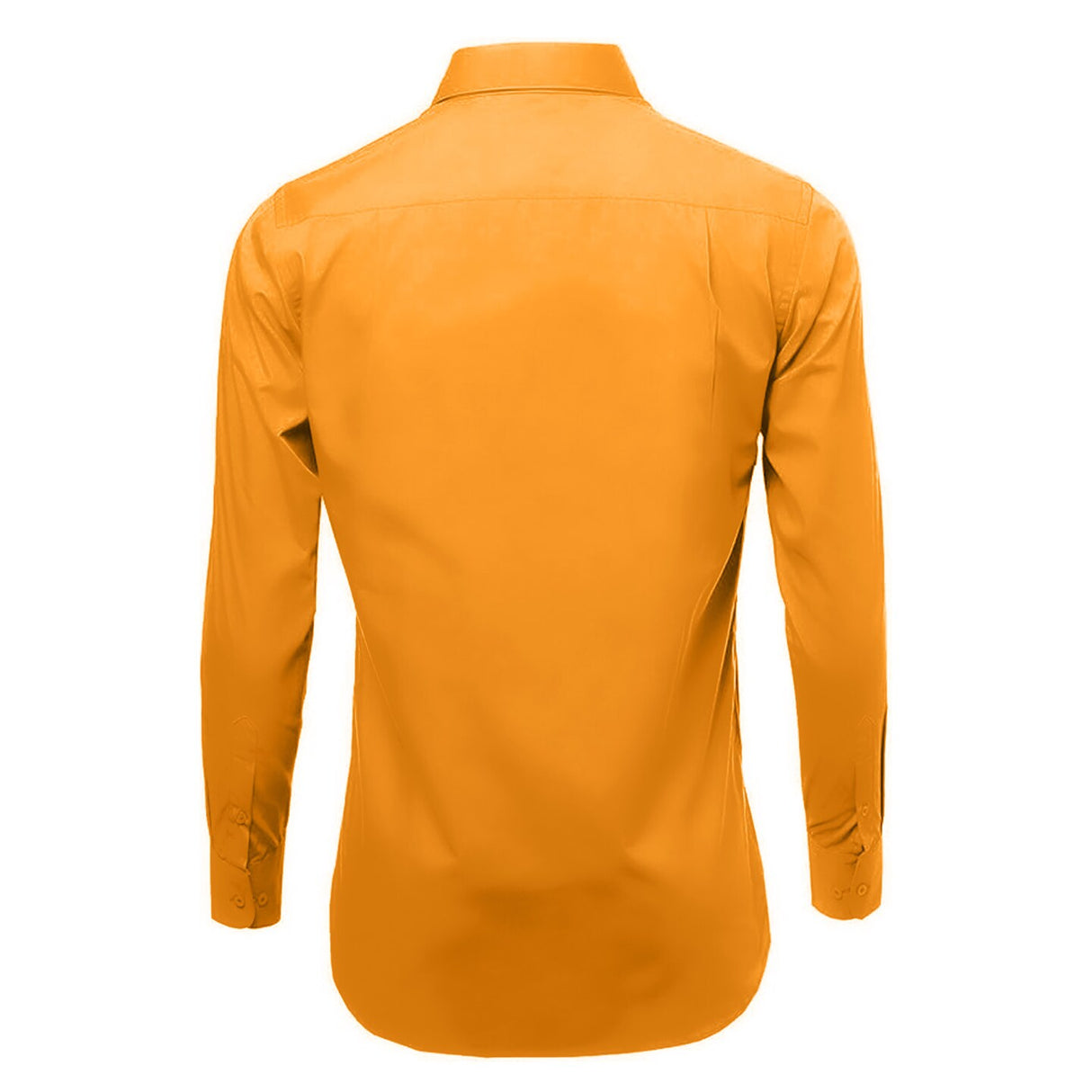 Orange Long Sleeve Polo Shirt