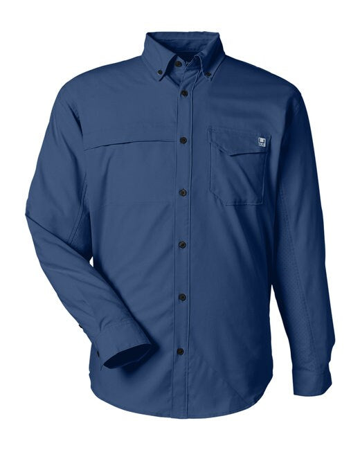 HUK® Men's Tide Point Long Sleeve Shirt