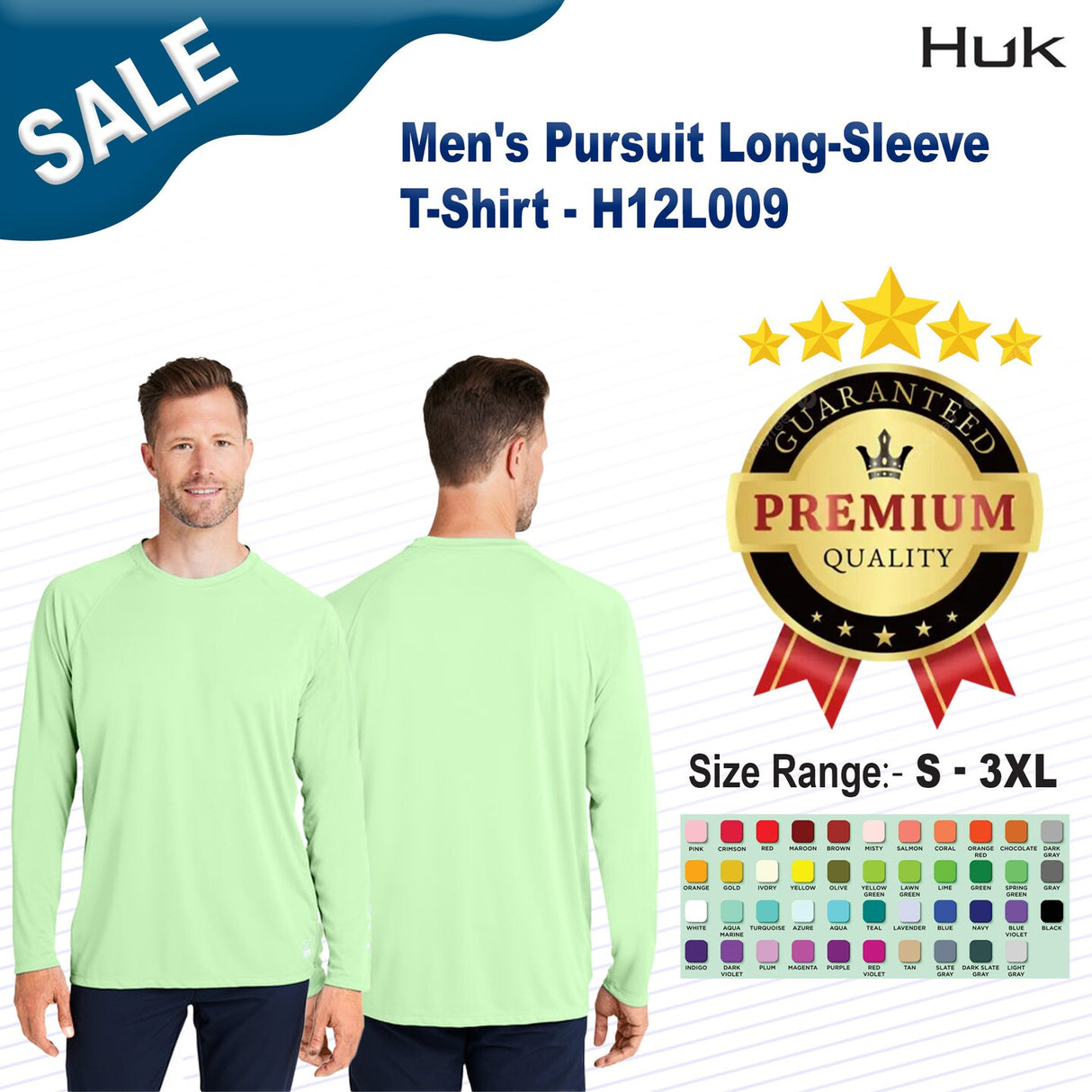HUK® Men's Pursuit Long-Sleeve T-Shirt