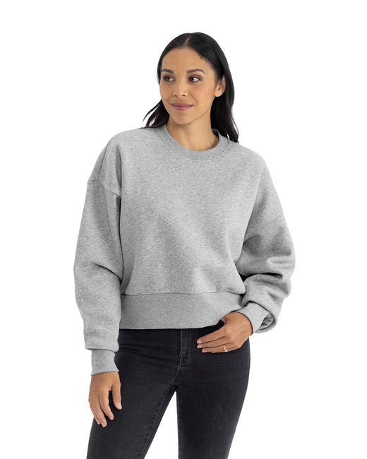 Next Level® Ladies' Heavyweight Long Sleeve Crewneck Sweatshirt