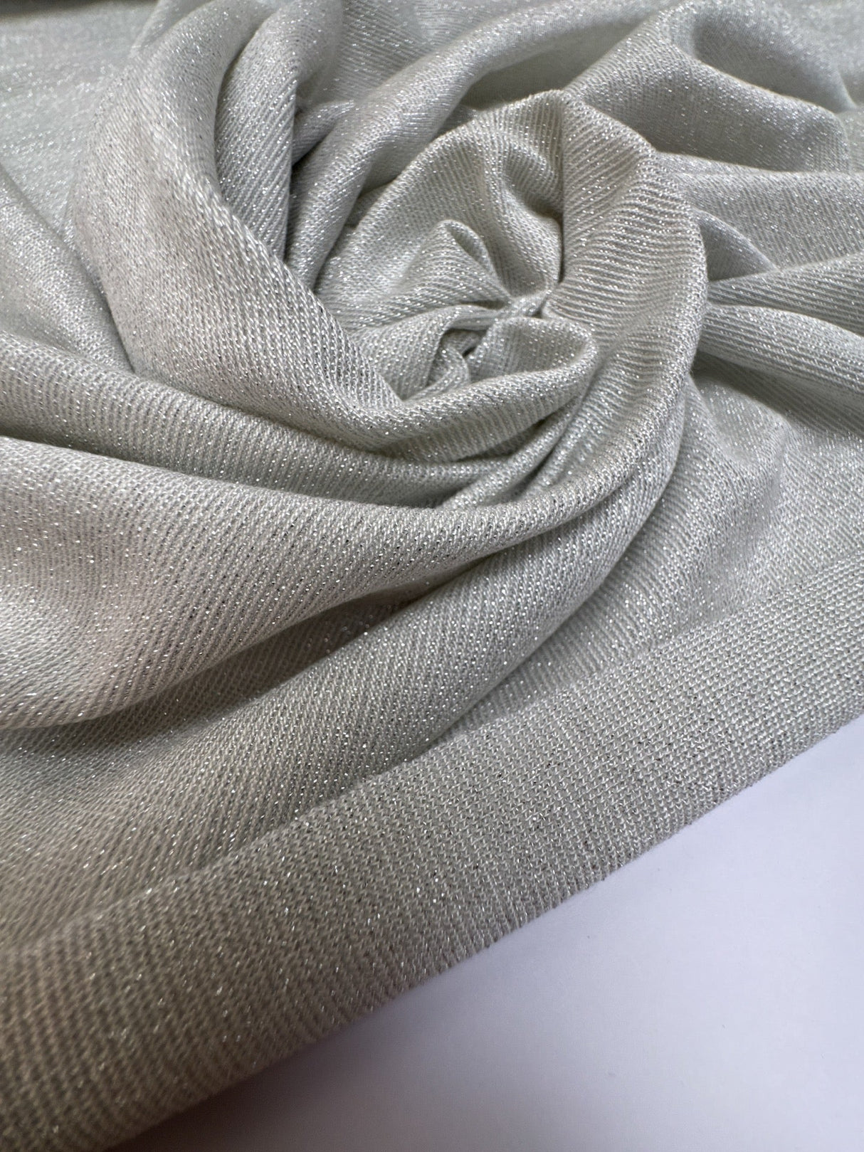 Viscose Lurex Knit Silver