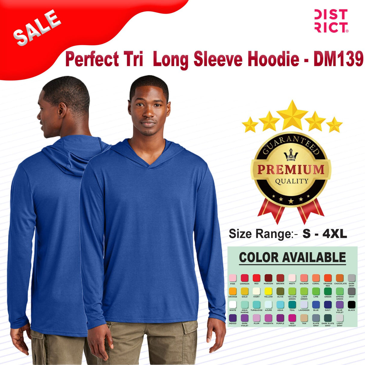 District® Perfect Tri Long Sleeve Hoodie