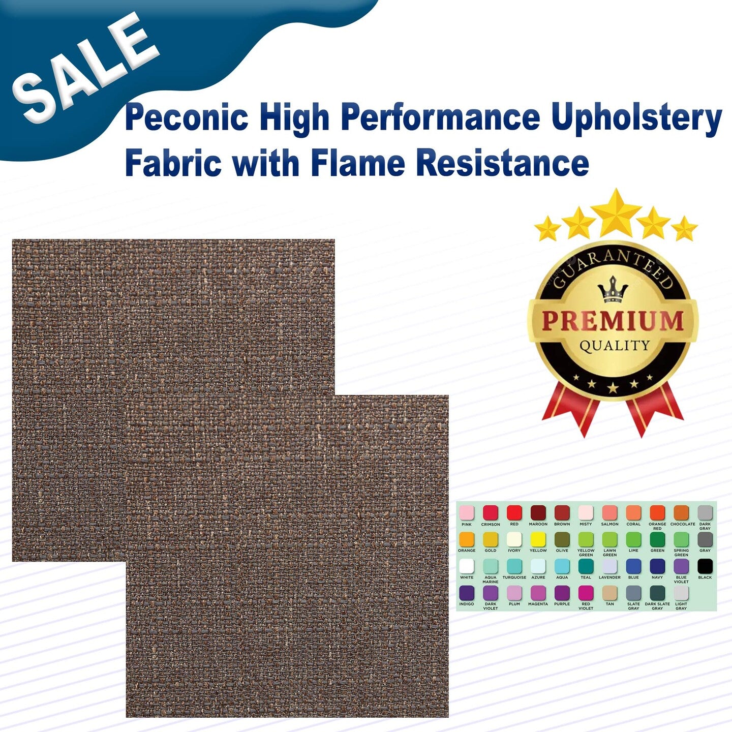 Peconic High Performance Upholstery Fabric with Flame Resistance