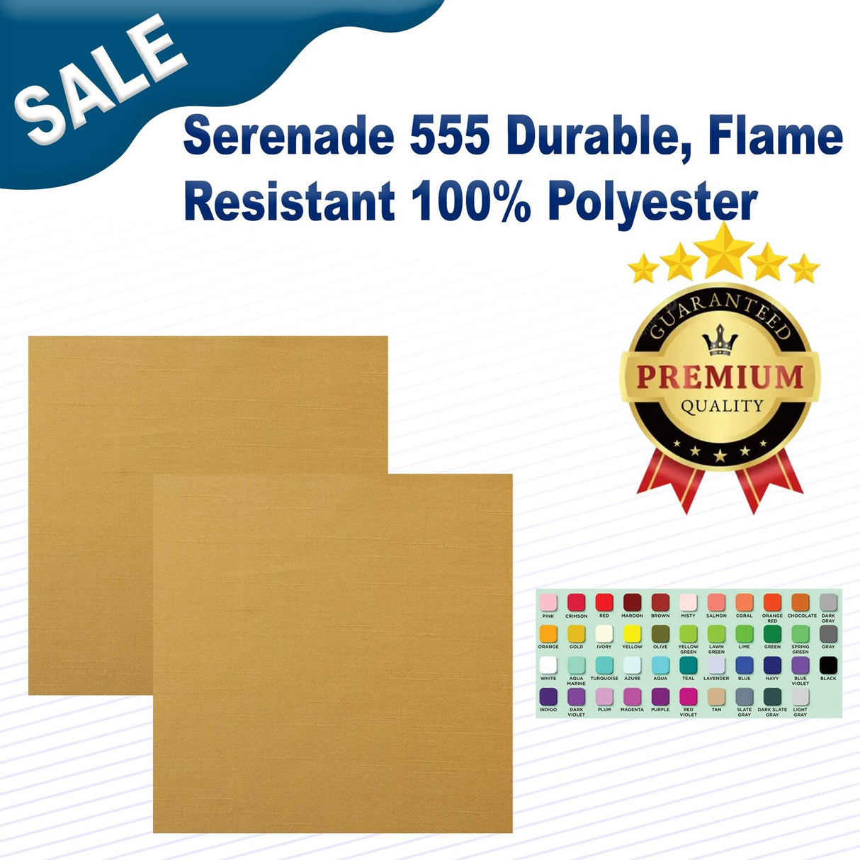 Serenade 555 Durable, Flame Resistant 100% Polyester