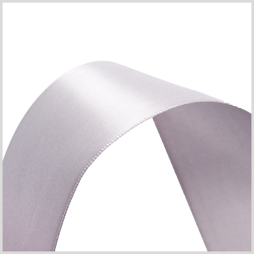 1.5" Light Gray Double Face Satin Ribbon