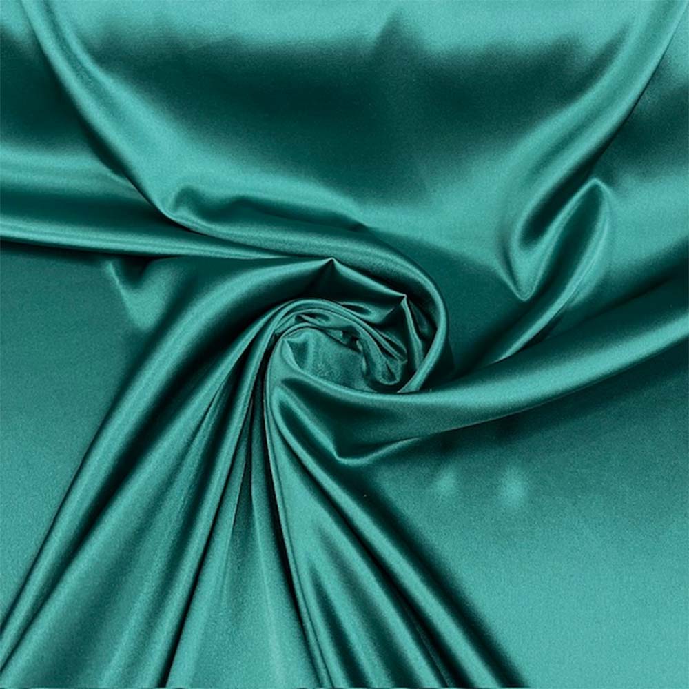 1 Yard Premium 250 GSM Bridal Stretch Satin Fabric Glossy Soft Material for Gowns 60 Inch Width 100% Polyester