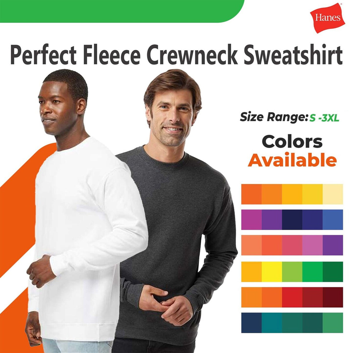 Hanes® Perfect Fleece Crewneck Sweatshirt