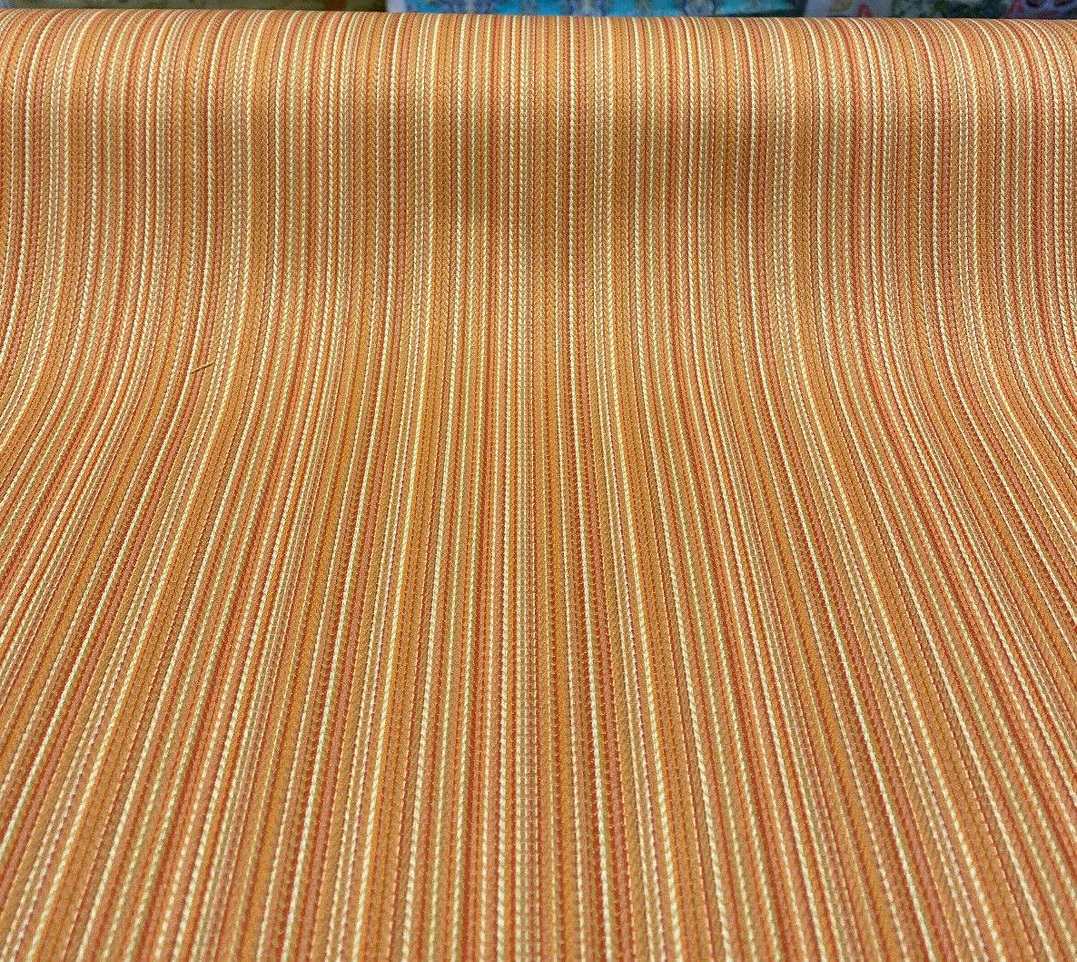 Cozy Up Stripe Cotton Fabric - Persimmon Stripe, 54" Width (1 Yard)