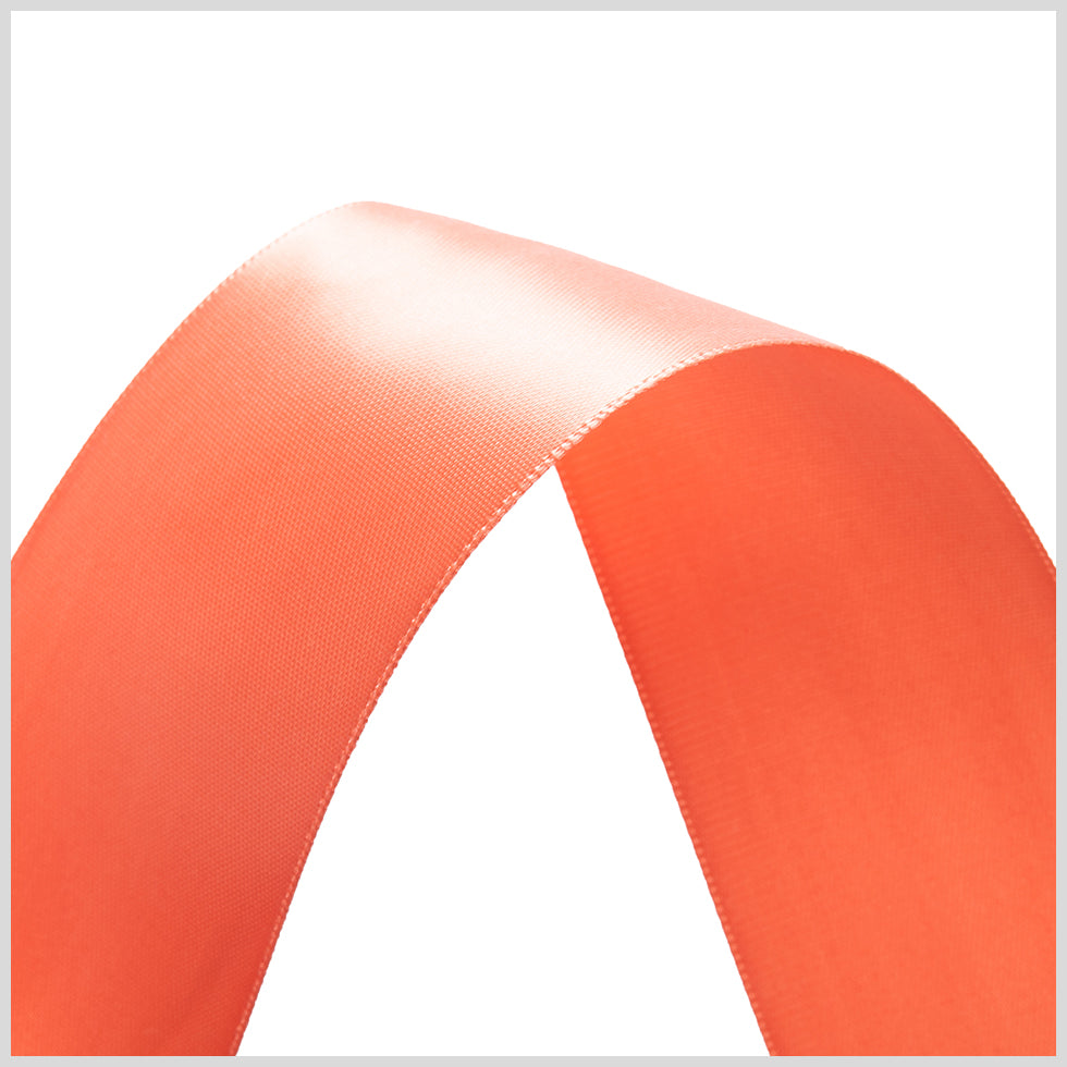 1.5" Peach Double Face Satin Ribbon