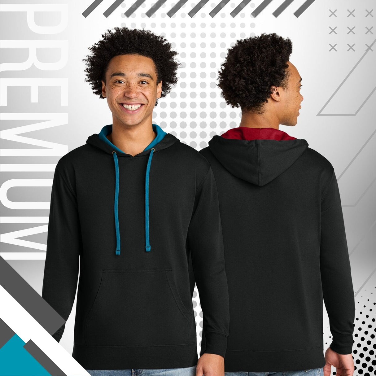Next Level® Unisex Laguna Soft Midweight Hoodie Sweatshirt