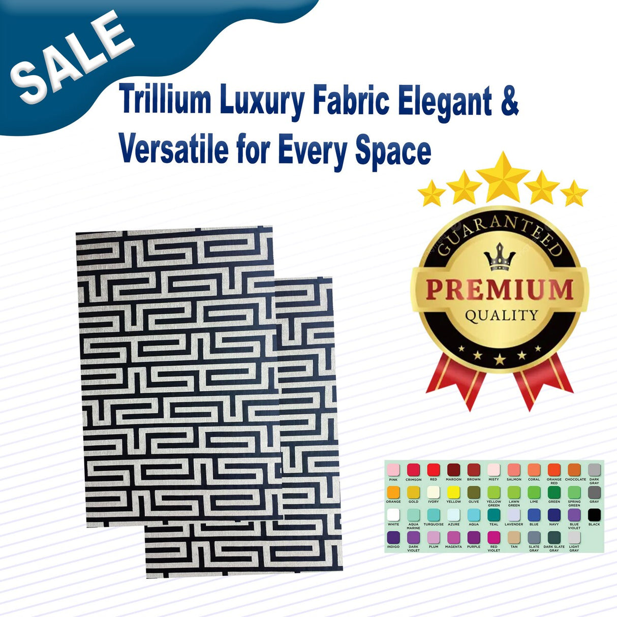 Trillium Luxury Fabric Elegant & Versatile for Every Space