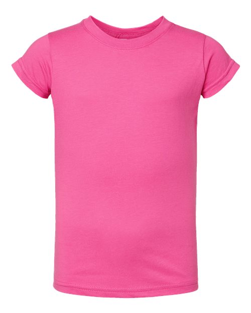 Rabbit Skins Toddler Girls Fine Jersey Tee